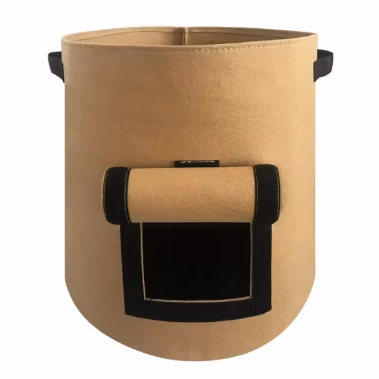 3/5/10/25 ガロンリサイクル生地植物苗床プランター庭の植栽ジャガイモ栽培バッグトートフェルト成長バッグ野菜/花/トマト用